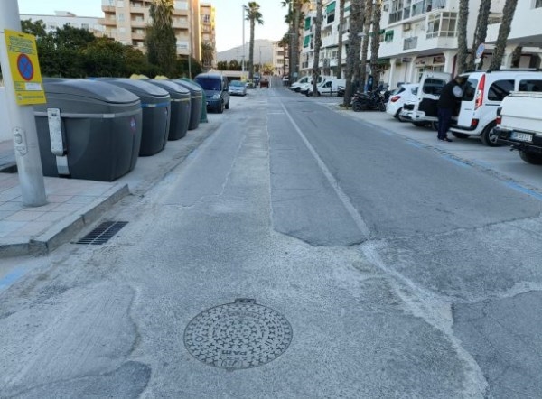 A partir del lunes comienzan los trabajos de asfaltado zona norte calle Guadix de Almuñécar