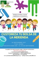 Family Club " CUSTOMIZA LA BOLSA DE LA MERIENDA (previa inscripción)