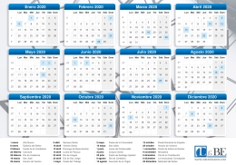 Calendario laboral de 2020