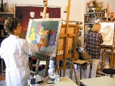 Exposición de los trabajos de los alumnos del Taller Municipal de Pintura (turnos de mañana y tarde)