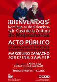 Acto Público de Bienvenida y Homenaje a Marcelino Camacho y Josefina Samper como nuevos vecinos de Majadahonda