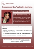 Seminario de Literatura-Filosofía sobre Albert Camus