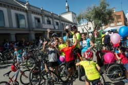 Más de 1.300 pozueleros disfrutaron ayer de la tradicional “Fiesta de la Bici”