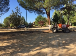 En marcha la obra de remodelación del parque Cerro del Aire que contempla más zonas verdes y de juegos infantiles