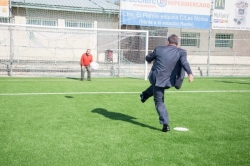 Finalizan las obras de remodelación de los campos de fútbol de la Oliva