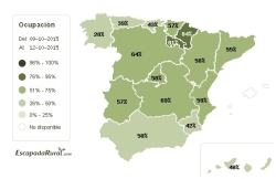 6 de cada 10 casas rurales, ocupadas durante el puente del Pilar