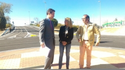 Abierta al tráfico la nueva glorieta que regulará el tráfico de entrada a Pinto