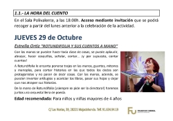 Esta semana 'La hora del cuento' acoge 'Rotundifolia y sus cuentos a mano' de Estrella Ortiz