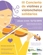 La ONG Agua de Coco, Music & Dinamics y el Ayuntamiento de Pozuelo organizan el III Concierto de violines y violonchelos solidarios