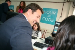 El CEIP San Miguel de Las Rozas dio la salida a “La Hora del Código” en España