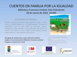 "Ni churras ni merinas", próximo cuentacuentos en familia en la Biblioteca Municipal