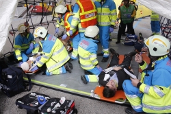 SUMMA 112 y SAMUR-Protección Civil realizan un simulacro de emergencia