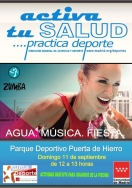 El domingo 11 de septiembre ‘master class’ gratuita de Aqua Zumba