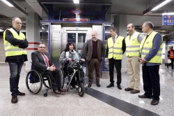 Coincidiendo con la reapertura total de la linea 1,estrenamos un nuevo ascensor en la estación de Metro de Sol
