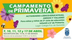 El Ayuntamiento ofrece actividades lúdicas y educativas en el Campamento de Primavera