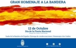 El Ayuntamiento da banderas de España a los vecinos que quieran engalanar sus balcones con motivo del Día de la Hispanidad