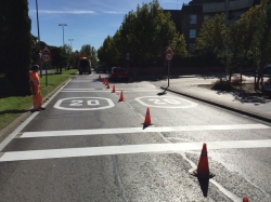 El Ayuntamiento mejora la accesibilidad en las calles Puerto de los Leones, Sorolla y Mare Nostrum.