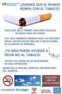 Para alumnos de primaria: concurso de ideas del Hospital del Sureste para no fumar.