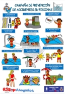 Protección Civil de Majadahonda instala carteles con medidas para prevenir accidentes en las piscinas