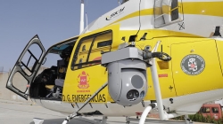 Cámara térmica única en España que facilita la localización de personas afectadas por incendios.