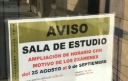 La Biblioteca amplía su horario con motivo de los exámenes de septiembre