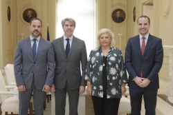 Garrido en la toma de posesión de Ángeles Pedraza, Comisionada para las víctimas del terrorismo.