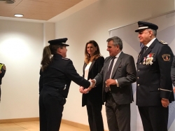 El Ayuntamiento rinde homenaje a su Policía Local.
