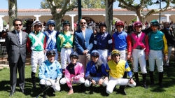 Pedro Rollán, ha asistido al hipódromo de la Zarzuela al Gran Premio Comunidad de Madrid de hípica.
