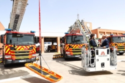 El Cuerpo de Bomberos de la Comunidad de Madrid ha incorporado cuatro nuevas autoescalas articuladas.