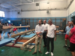 Casi 400 niños majariegos participan en los campamentos deportivos municipales.