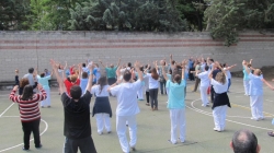 Pacientes de Salud Mental realizan actividades lúdico-deportivas durante el periodo estival.