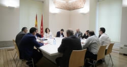 Ayuso se reune con el sector del taxi de la Comunidad de Madrid