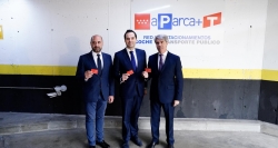 Se inagura el primer aparcamiento disuasorio de la red Aparca+T de la Comunidad