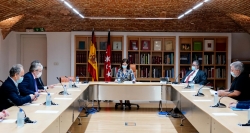 Díaz Ayuso mantiene una reunión con expertos médicos para fortalecer la Sanidad madrileña