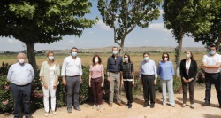 Díaz Ayuso acompaña a los Reyes a la Sociedad Agraria de Transformación Vega de San Martín