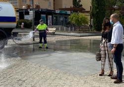 El Ayuntamiento pone en marcha un Plan de choque de limpieza y desinfección de la ciudad ante la vuelta de vacaciones