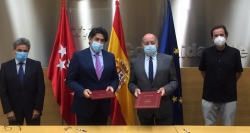 La presidenta de la Comunidad de Madrid, Isabel Díaz Ayuso, se ha reunido hoy con la presidenta de Cruz Roja Española Comunidad de Madrid, Pilar Roy,