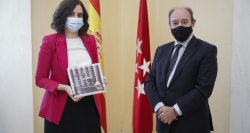 Díaz Ayuso recibe la Memoria de actividades 2019 del Tribunal Superior de Justicia de Madrid