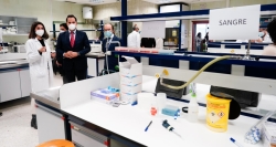 Aguado presenta la prueba piloto del primer test de España que te podrías hacer en casa