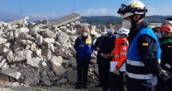 El Grupo de Emergencia y Respuesta Inmediata de la Comunidad interviene en un simulacro de terremoto