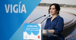 Díaz Ayuso: “Vigía es el mayor sistema de vigilancia del COVID en aguas residuales de Europa”