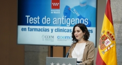 Díaz Ayuso alcanza 2 acuerdos para hacer gratis test antígenos en farmacias y clínicas dentales