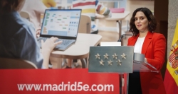 Díaz Ayuso presenta una nueva plataforma educativa con contenidos curriculares bilingües