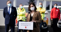 Díaz Ayuso inaugura un nuevo edificio del Centro de Emergencias 112 de la Comunidad de Madrid