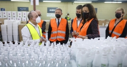 Supervisamos el material anti COVID-19 que se empleará durante la jornada electoral del 4 de mayo