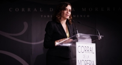 Díaz Ayuso asiste a la cena institucional del V Congreso de Editores de medios UE-América Latina