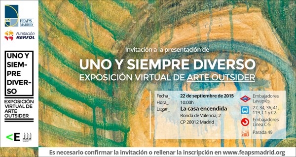 Uno y siempre diverso: Primera exposición virtual de arte outsider