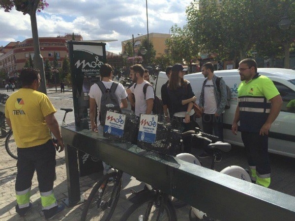 Alumnos de la Complutense visitan Majadahonda para conocer el proyecto de “Ciudad de la Bici”