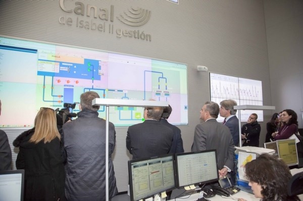 El Centro de Control de Canal situado en Majadahonda gestiona 1,36 millones de metros cúbicos de agua al día