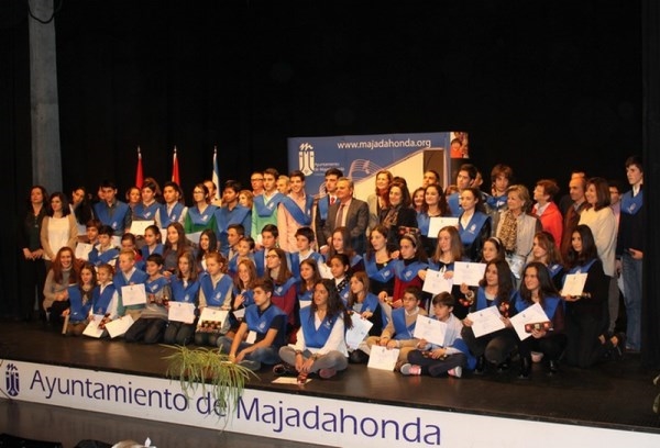 Los más destacados alumnos de los colegios de Majadahonda, premiados por su excelencia en el estudio